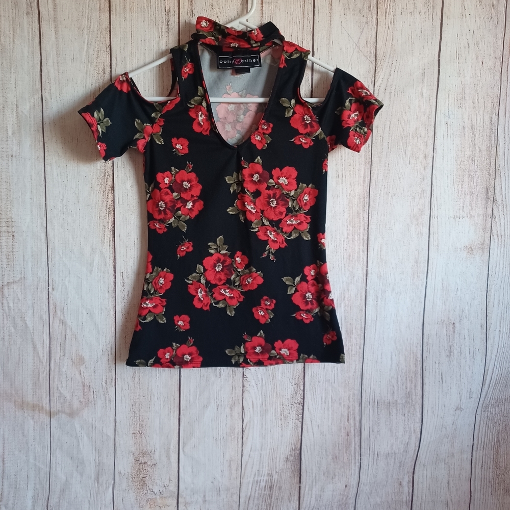 Polly & esther blouse tops